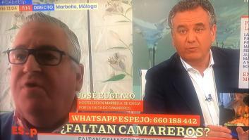 Un hostelero habla de "ministerio feminazi" y Roberto Brasero replica desmontando la entrevista
