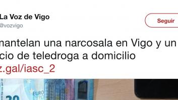 Cachondeo con el ridículo alijo de una operación antidroga en Vigo