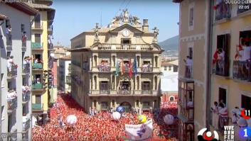 "Vaya nivel": Críticas a TVE por lo que se ha escuchado en pleno chupinazo de San Fermín