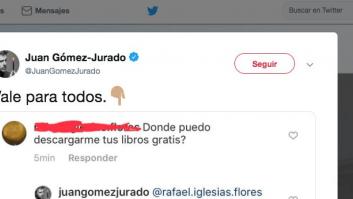 El escritor Juan Gómez-Jurado arrasa con su incontestable respuesta a este lector