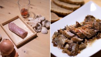 Recetas fáciles: solomillo con setas y brandy