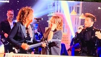 Críticas a TVE por lo que se puede leer en este rótulo sobre Toñi Moreno y Rosana