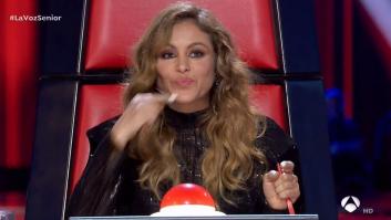 Las pullitas de una concursante de 'La Voz Senior' (Antena 3) dejan cortada a Paulina Rubio