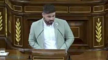 Noelia Vera llama "paternalista" y "condescendiente" a Gabriel Rufián en el Congreso