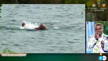 Cachondeo en Twitter por lo ocurrido cuando Kiko Matamoros ha saltado del helicóptero en 'Supervivientes'