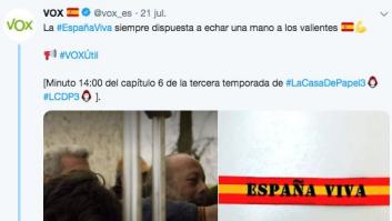 "Sois penosos": la metedura de pata de Vox en este tuit sobre 'La Casa de Papel'
