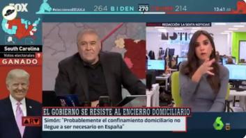 Se ha intuido y la periodista lo confirma: la imagen que demuestra que con Ferreras no te puedes relajar