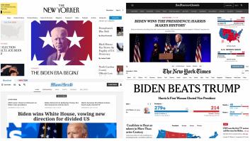 La prensa recoge con alivio el triunfo sólido de Biden