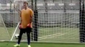 Justin Bieber se entrena con el Barça