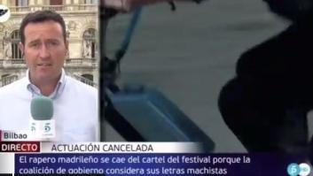 Cachondeo con la llamativa confusión de este periodista de Informativos Telecinco al hablar de C. Tangana