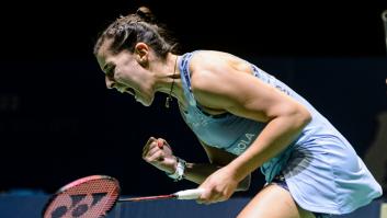 Carolina Marín, campeona de Europa de bádminton casi un año después de su grave lesión de rodilla