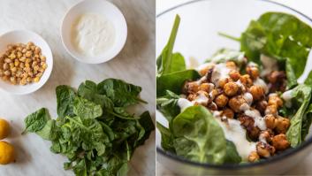 Recetas fáciles: ensalada de espinacas y garbanzos al curry