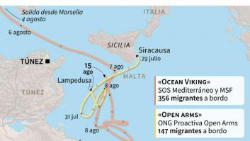 Salvini hace una demostración de fuerza y sigue bloqueando el desembarco del Open Arms