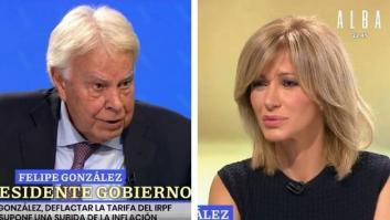 Susanna Griso da un corte a Felipe González, éste se la devuelve y ella acaba dando la puntilla