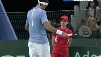 El emocionante gesto de Del Potro con esta recogepelotas que puso a todos en pie