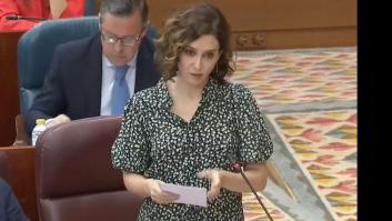 Los 12 segundos de Ayuso en la Asamblea que indignan a un diputado de Más Madrid