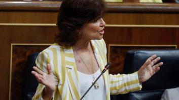 Carmen Calvo defiende que el Gobierno "solo ha hecho lo que tocaba" al acoger al "Aquarius" y niega "gestos de más"