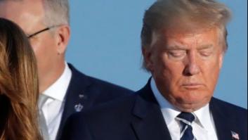 Esta foto es un cuadro: lo que pasa con Melania justo a la derecha de Trump arrasa en redes