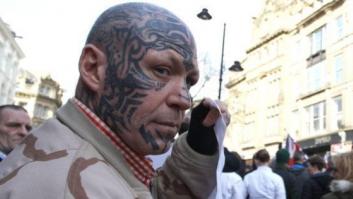 El movimiento islamófobo Pegida llega con poca fuerza a Inglaterra (FOTOS)