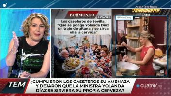 Susana Díaz no se corta y habla así de la foto de Yolanda Díaz sirviendo cerveza