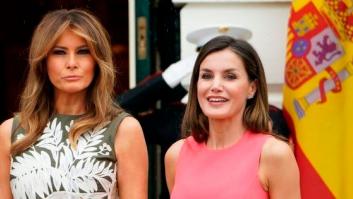 Todas las fotos del encuentro entre Melania y Letizia en Washington