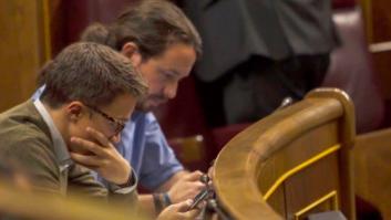A esto se dedica Pablo Iglesias durante la sesión de control
