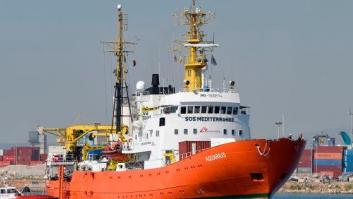 Las imágenes de la llegada de los migrantes del Aquarius al puerto de Valencia