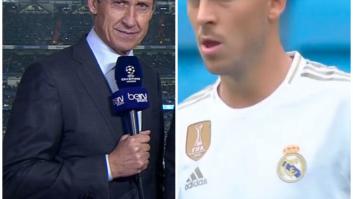 Cachondeo por la palabra que ha usado Valdano para hablar del físico de Hazard