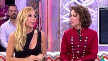 Marta Sánchez y Vicky Larraz firman la paz en 'Qué tiempo tan feliz'