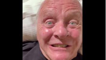 El perturbador vídeo de Anthony Hopkins que resume a la perfección los efectos de la cuarentena