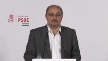 Lambán enciende Twitter con este discurso piropeando a Susana Díaz