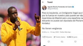 Serigne Mbayé responde de forma muy directa a este mensaje de un diputado de Vox sobre él