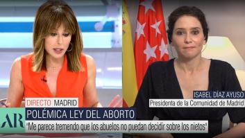 Ayuso: "No he conocido a mujeres que se hayan arrepentido de sus hijos, pero sí conozco mujeres que se han arrepentido de abortar"
