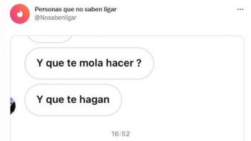 Le pregunta qué le gusta que le hagan "en la cama" y su respuesta es CO-LO-SAL