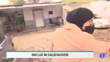 Ortega Smith se indigna por lo que ha visto en esta imagen del telediario de TVE