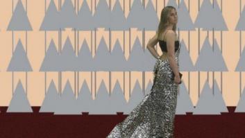 El vestido de Naomi Watts en los Oscar 2015 hecho con un saco de patatas y papel de regalo (FOTOS)