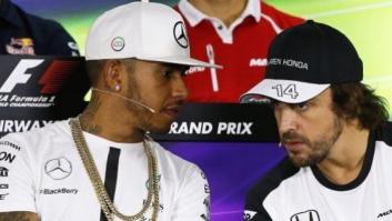 Hamilton tira del pasado y lanza esta pulla a Alonso