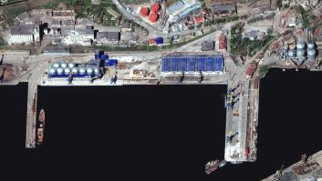 Imágenes satelitales muestran el robo de grano ucraniano por parte de los rusos