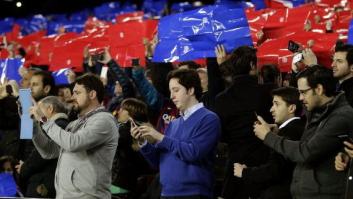 El 'pequeño Nicolás', en el Camp Nou