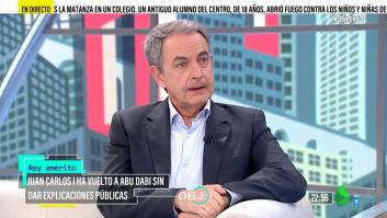 Zapatero habla del rey emérito y del "principio de buena fe" y la respuesta de Ana Pastor es tajante