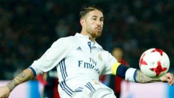 Críticas al árbitro por no expulsar a Ramos en esta acción