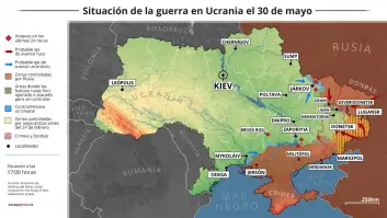 Rusia anuncia que controla un tercio de Severodonetsk