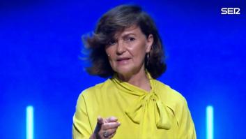 Aimar Bretos recuerda la brusca respuesta de Carmen Calvo el primer día de 'El Ágora' y ella se explica