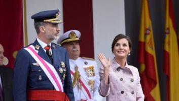 La reina Letizia repite 'look' en el Día de las Fuerzas Armadas