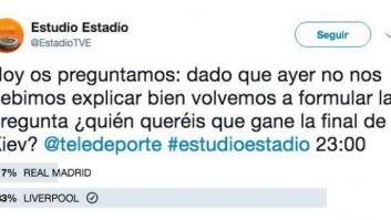 Estudio Estadio publica una encuesta sobre la final de la Champions y en redes se la lían
