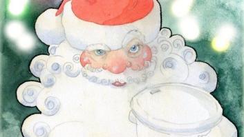 Papá Noel y los niños de las regiones productoras de café, té y cacao