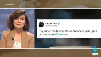 Carmen Calvo vuelve a hablar de Juan Carlos I para decirle lo que tendría que hacer