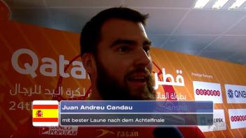 Un internacional español de balonmano arrasa con sus respuestas a un tuitero independentista