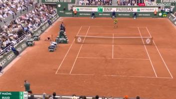 Multitud de comentarios por cómo ha ganado Nadal el primer set: ojo al árbitro