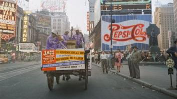 La moda de las fotos coloreadas revive la Historia en blanco y negro